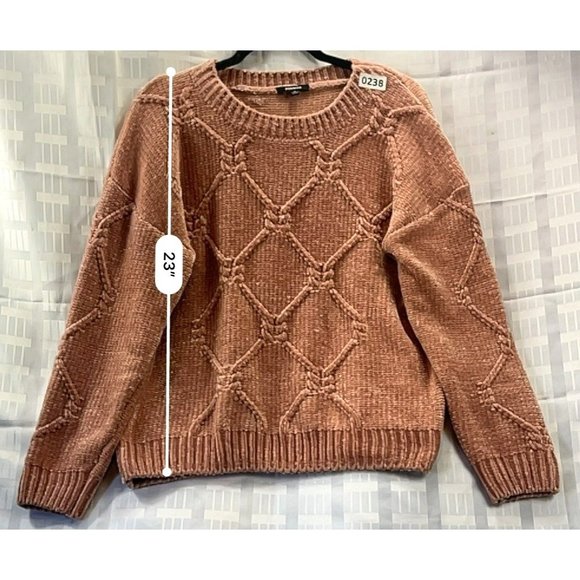 premise, Women sweatshirt, long sleeve, size m, color brown pink - Picture 4 of 6